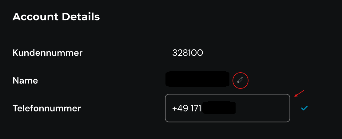 Account Details