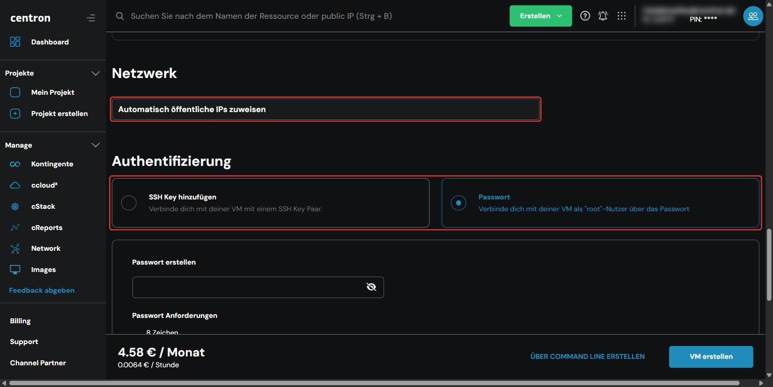 Network and authentication